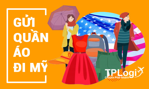 Gửi quần áo đi Mỹ giá rẻ tại TPHCM chỉ từ 260,000/1kg